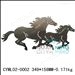 CYML02-0002-供应铁艺冲压动物类野生动物类奔跑的马