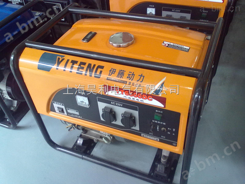 上海家用小型汽油发电机YT6500DC
